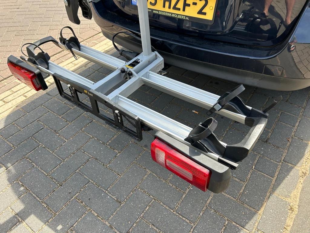 Movanext Lux fietsendrager nieuwstaat klapbaar, Elektrische fiets, Nieuw, Ophalen of Verzenden, 2 fietsen