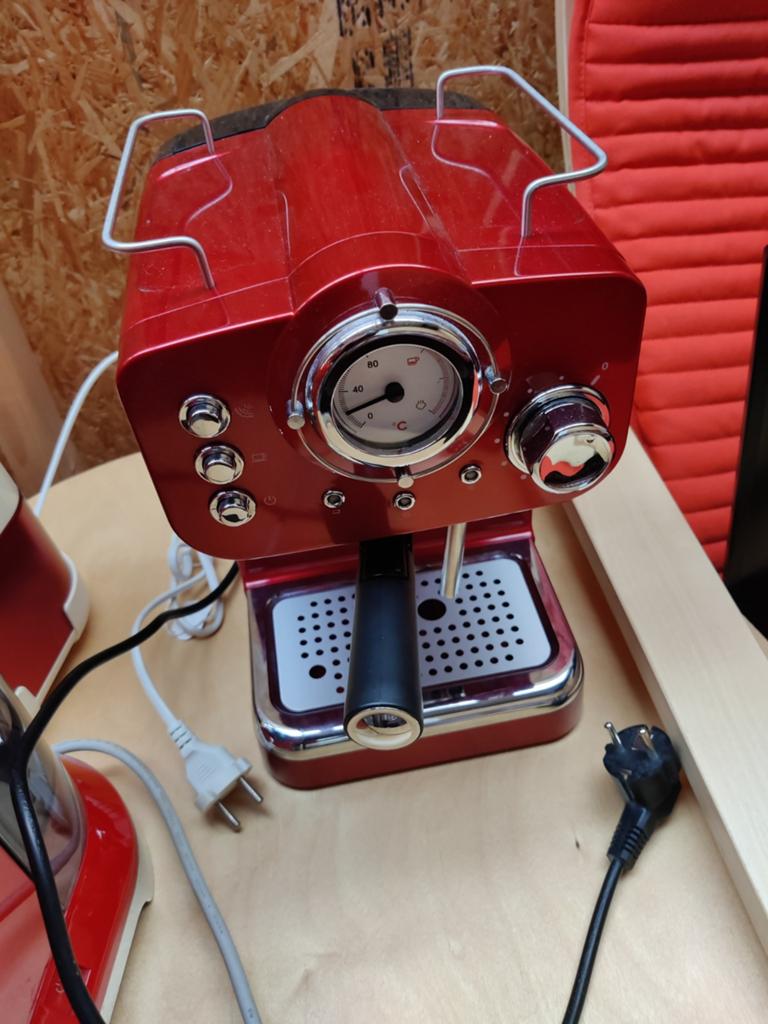 Italiaanse Espressomachine - Zo goed als nieuw, Ophalen of Verzenden, Zo goed als nieuw, Espresso apparaat, Gemalen koffie
