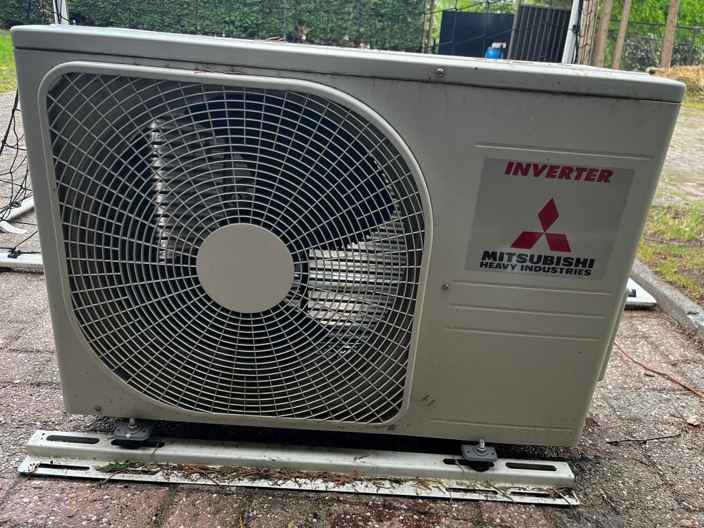 Te koop aangeboden; Mitsubishi Single Split buitenunit, Witgoed en Apparatuur, Ophalen, Gebruikt, Minder dan 60 m³, Wandairco