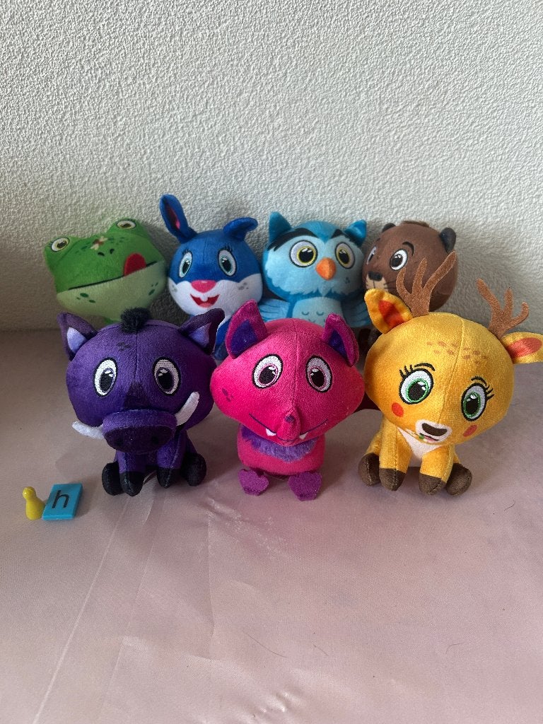 Set van 7 Lidl BosMinis pluche knuffels, Ophalen of Verzenden, Lidl, CRAZE B.V., Slingerweg 7B, 4814 AZ Breda, Nederland