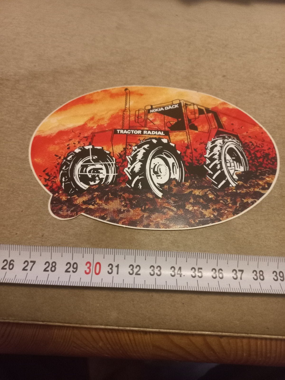 Nokia Däck Tractor Radial Sticker - Vintage Landbouw, Ophalen of Verzenden, Gebruikt, Overige typen