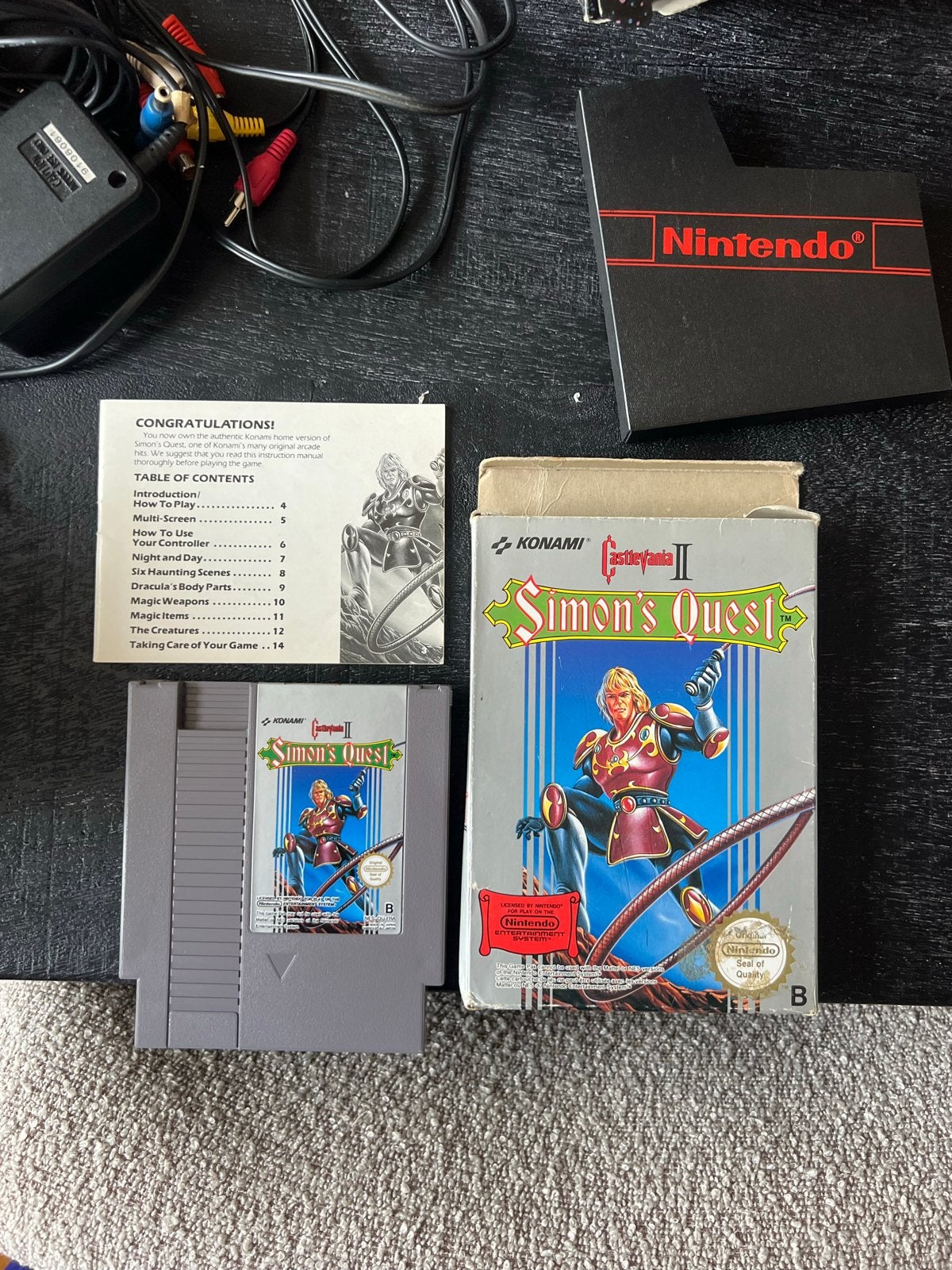 Castlevania II Simon's Quest NES (Compleet in doos), Spelcomputers en Games, Avontuur en Actie, Gebruikt, 1 speler, Ophalen of Verzenden