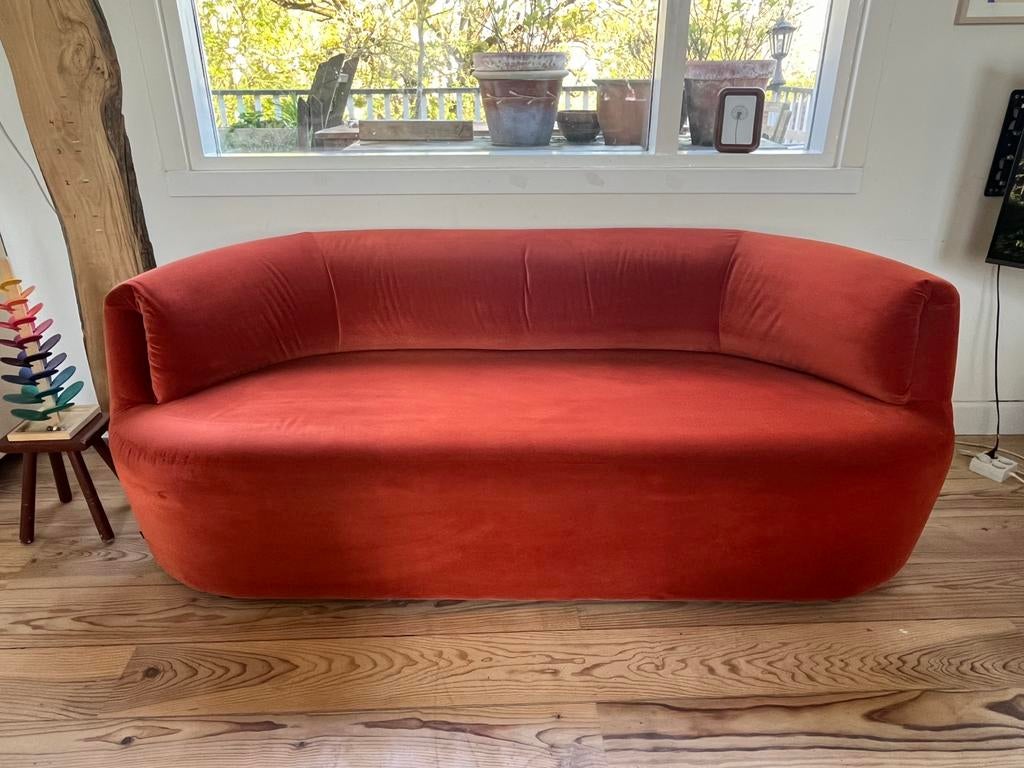 Fest Amsterdam Huf moderne design bank sofa, royal safron, Huis en Inrichting, Banken | Sofa's en Chaises Longues, Ophalen, Gebruikt