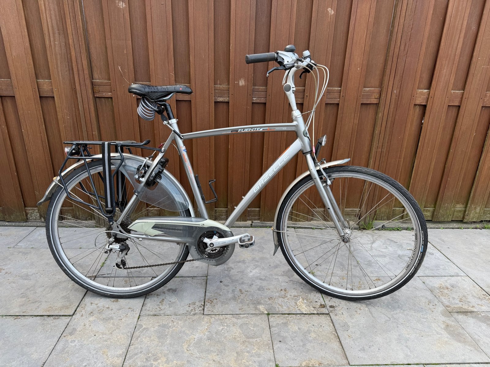 Gazelle Fuente herenfiets, L-XL, keurige staat, Gebruikt, Versnellingen, Ophalen of Verzenden, 61 tot 65 cm