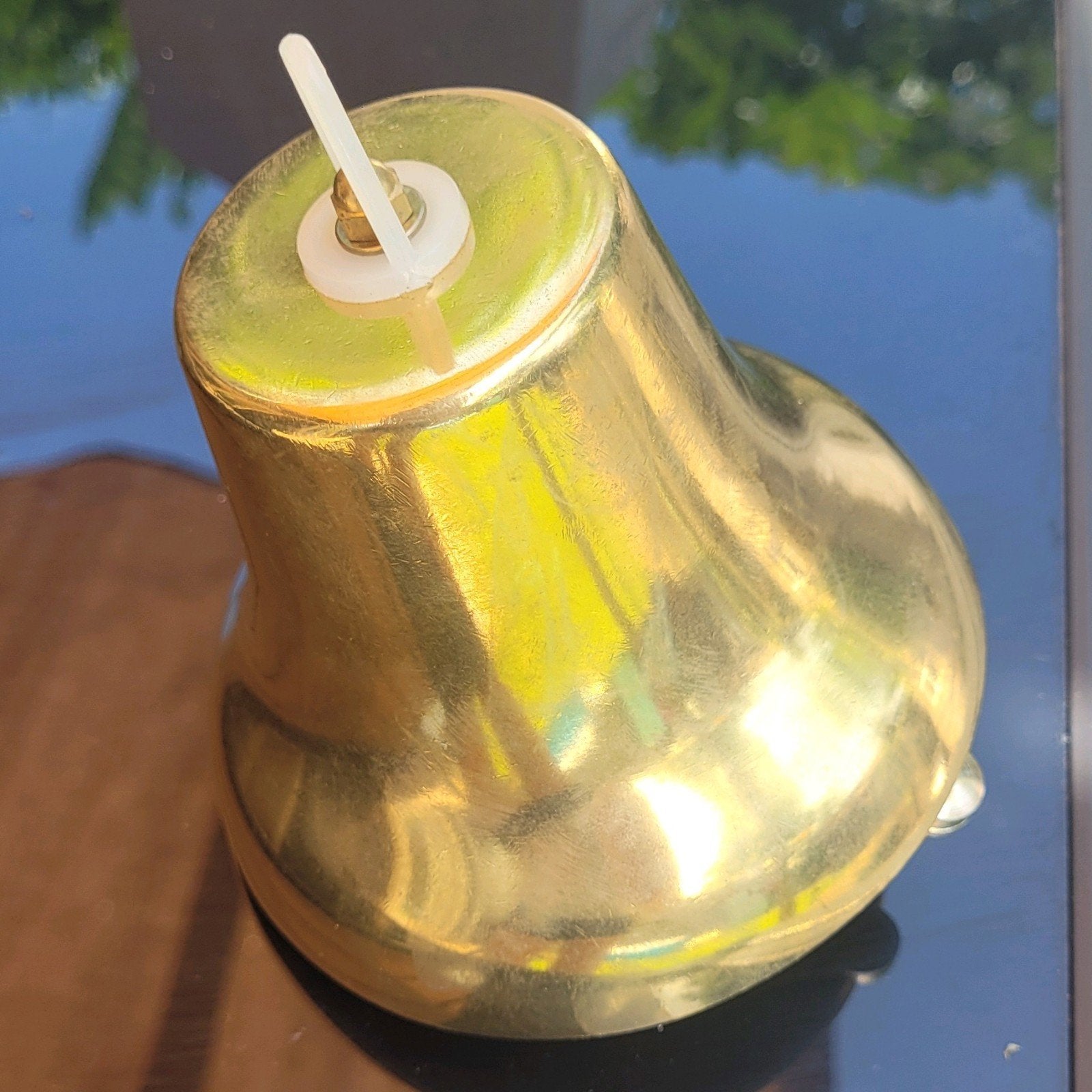 Vintage Messing Deurbel - Klassieke Stijl, Antiek en Kunst, Ophalen of Verzenden