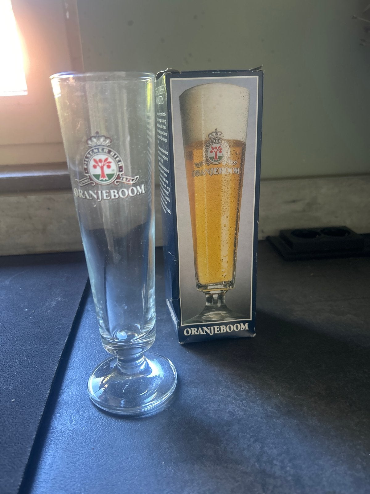 Oranjeboom Bierglas - Nieuw in Doos, Ophalen of Verzenden, Nieuw, Bierglas