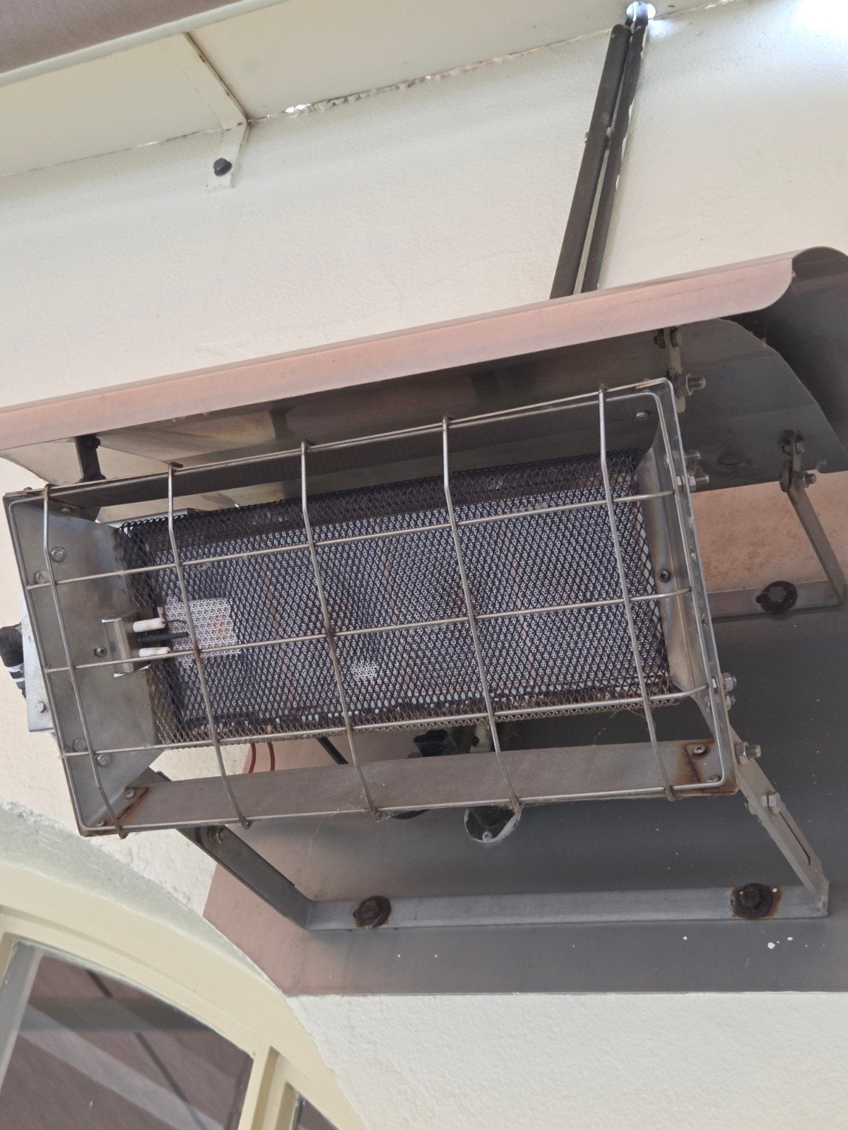 Schwank Terrasverwarmer gasheater, Ophalen, Gebruikt, Vrijstaande haard, Overige soorten