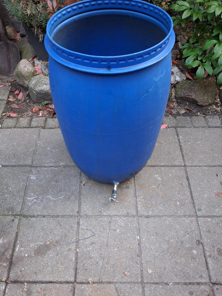 Kunstof regenton met rvs kraantje, Tuin en Terras, Ophalen, Gebruikt, Kunststof