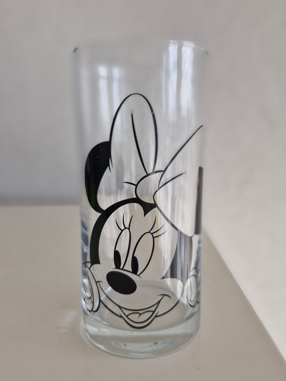 Minnie Mouse glas, Ophalen of Verzenden, Mickey Mouse, Zo goed als nieuw, Servies