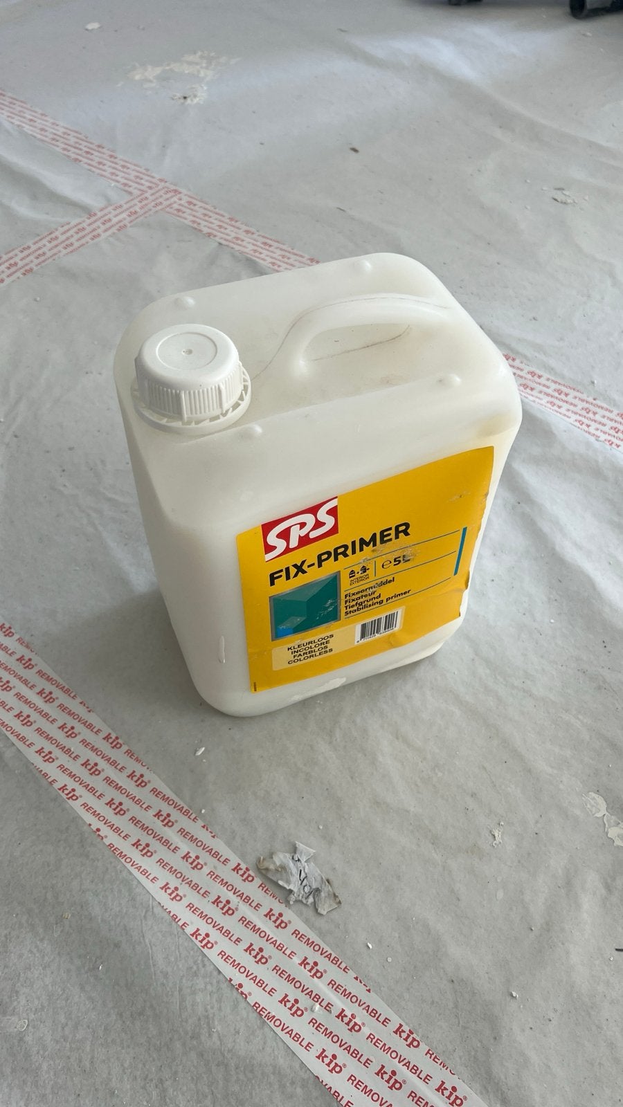SPS Fix-Primer 5L - Kleurloze fixeermiddel, Ophalen, Overige kleuren, 5 tot 10 liter, Nieuw
