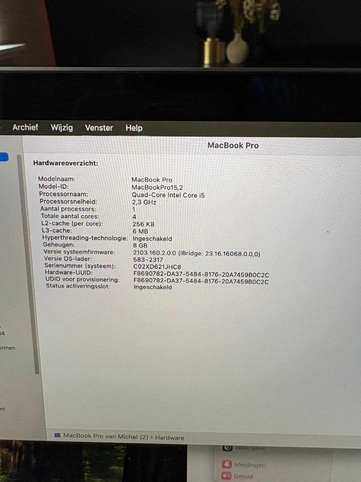 Foto 5 van MacBook Pro 13-inch (2018) – Intel Core i5 – 8 GB RAM