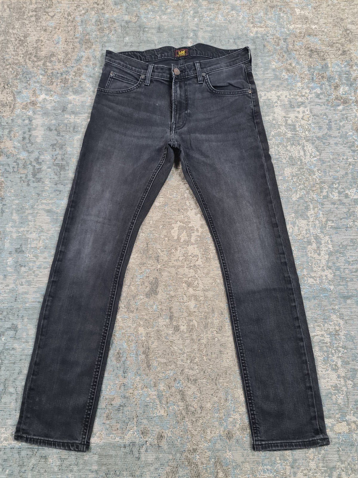 Lee LUKE W30 L30 Slim STRETCH Bronno3030 Zwart