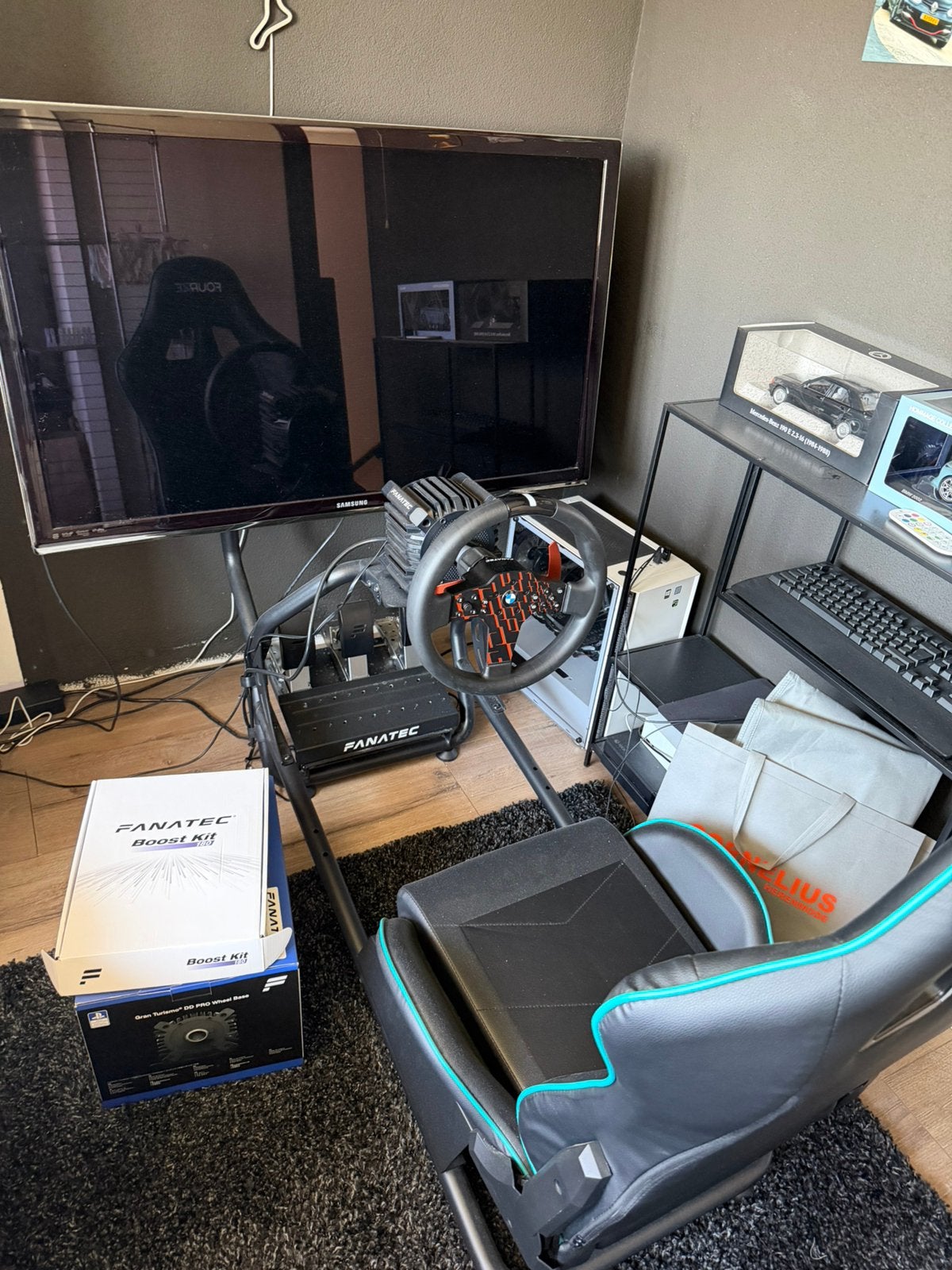 Fanatec CSL DD Pro (ps5) + CSL loadcell pedals + game pc, Ophalen, Zo goed als nieuw