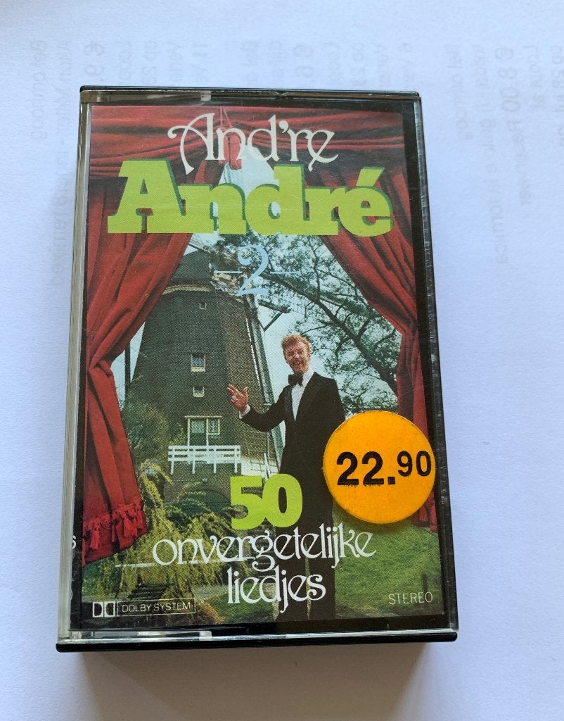 And're André -2-  - 50 onvergetelijke liedjes cassettebandje, Cd's en Dvd's, Cassettebandjes, Gebruikt, 1 bandje, Ophalen of Verzenden