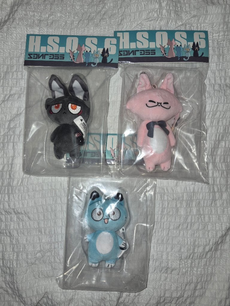 ZZZ: Miyabi, Yanagi & Soukaku plushies, Verzenden