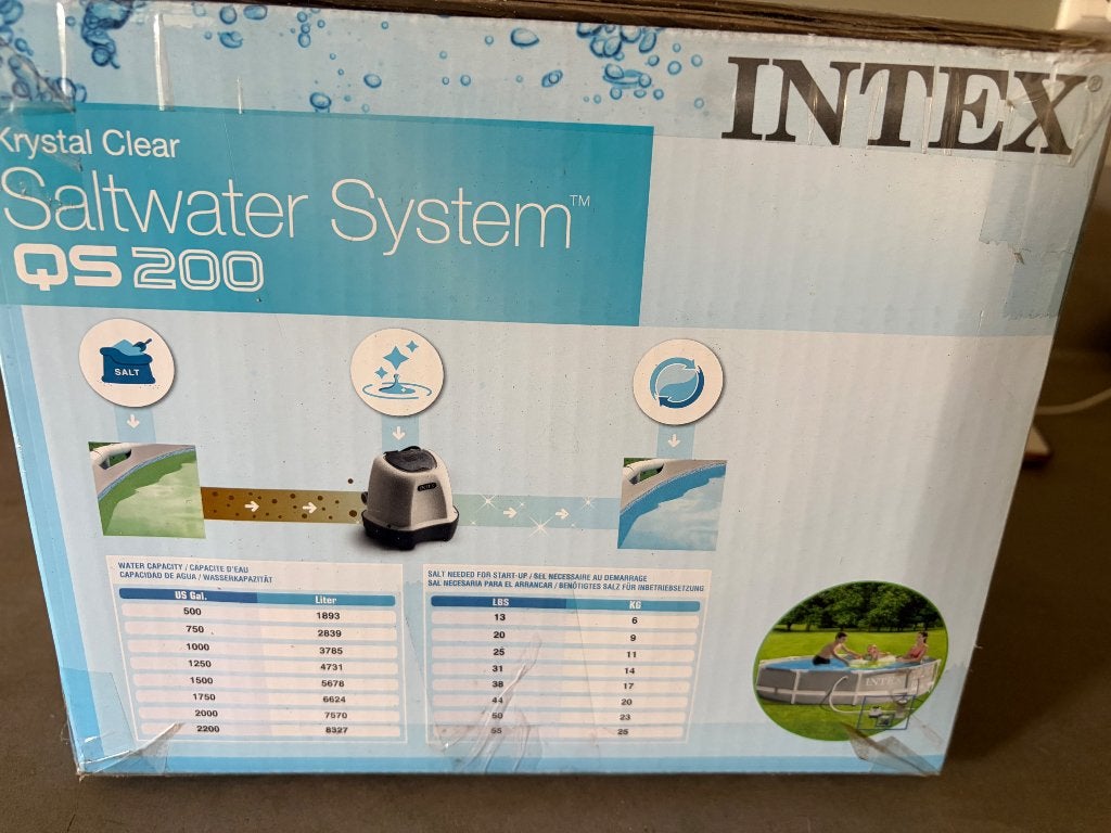Zoutwater pomp voor zwembad 8m3, Tuin en Terras, Zwembad-toebehoren, Ophalen, Nieuw, Zwembadpomp
