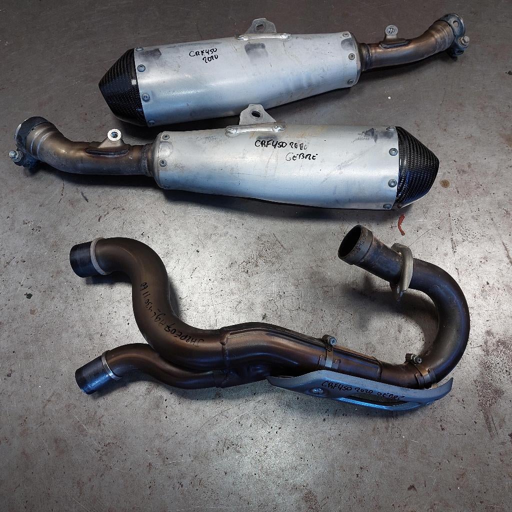 uitlaat Honda CRF450 (2020) CRF450 dempers, Ophalen, Cmx, Cmx, Cmx