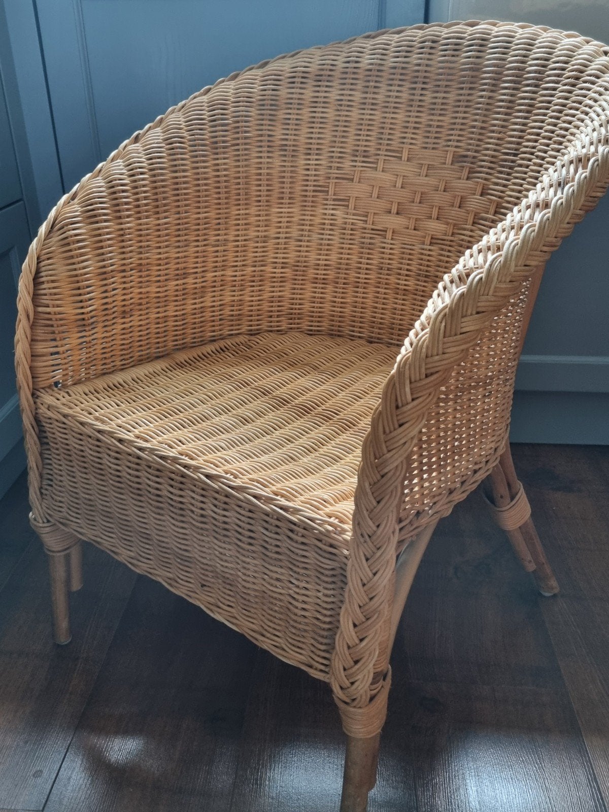 Lichte bohemian rieten,rotan stoel, Ophalen, Overige kleuren, Riet of Rotan, Bohemian, Natuurlijk
