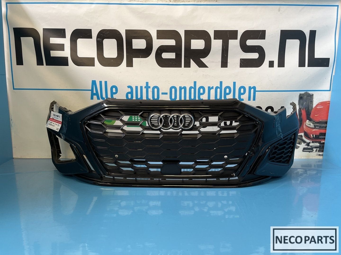 AUDI A3 S3 8Y S LINE VOORBUMPER BUMPER ORIGINEEL D, Auto-onderdelen, Carrosserie en Plaatwerk, Gebruikt, -, -, Spatbord