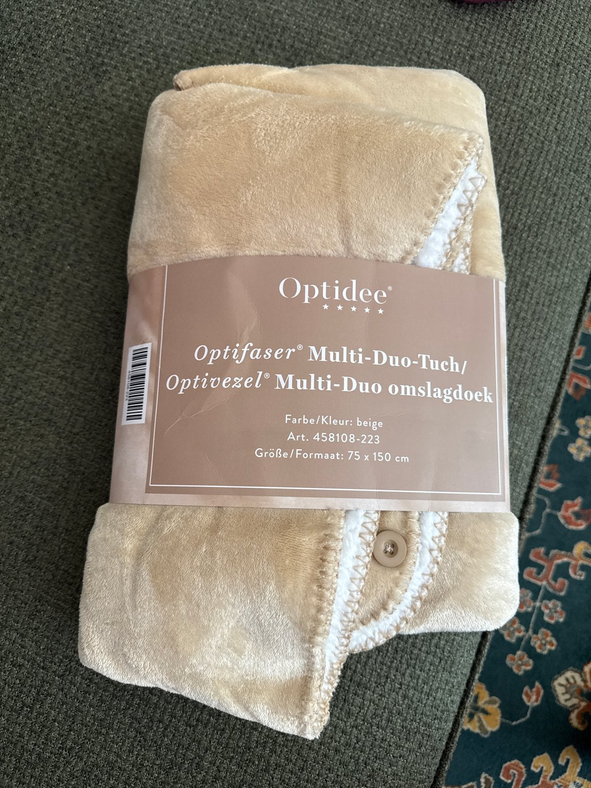 Optidee Optivezel Multi-Duo Omslagdoek Beige - Nieuw in Verp, Ophalen, Nieuw, Beige