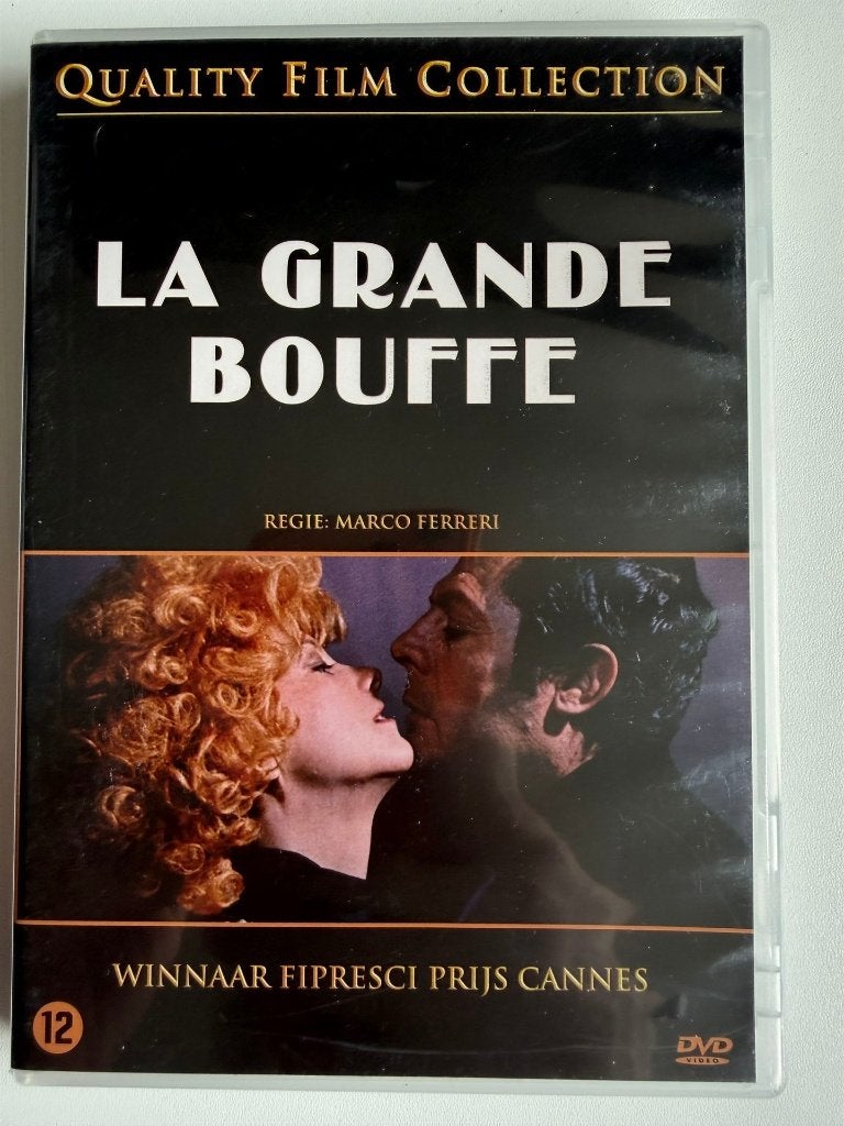 La Grande Bouffe (1973) QFC DVD | Actie 5=4, Alle leeftijden, Ophalen of Verzenden, Zo goed als nieuw, Overige gebieden
