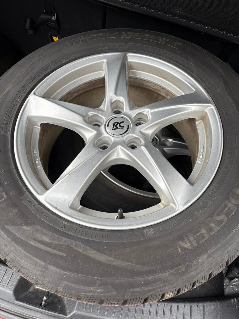 Velgen met winterbanden (Mazda CX-5 bj 2015), Auto-onderdelen, Banden en Velgen, Ophalen, Gebruikt, Velg(en), 17 inch