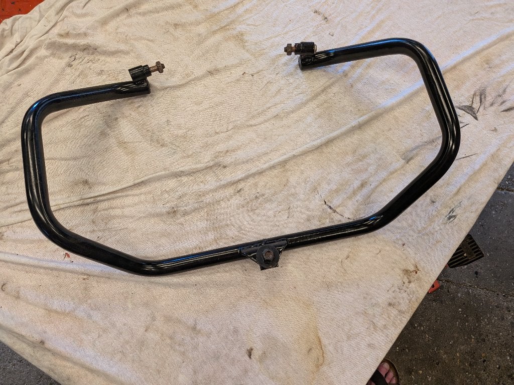 valbeugel en  set remklauwen moto guzzi V35, V50, V65 en V75, Ophalen of Verzenden, Gebruikt