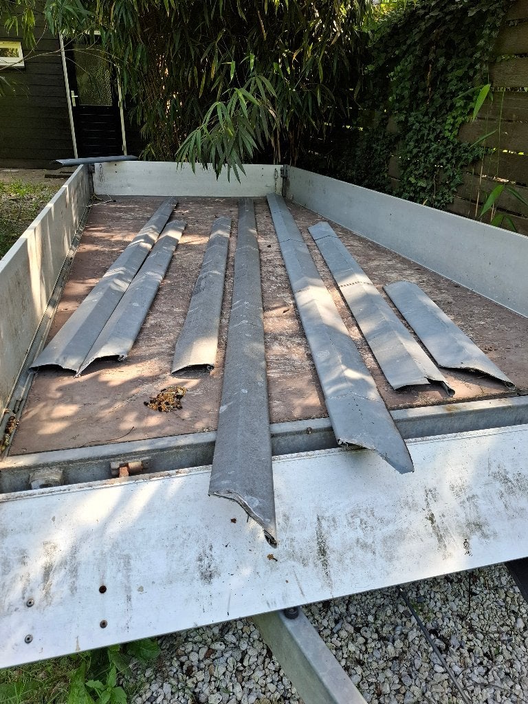 Zinken daktrim, Ophalen, Gebruikt, Overige typen, Minder dan 5 m²