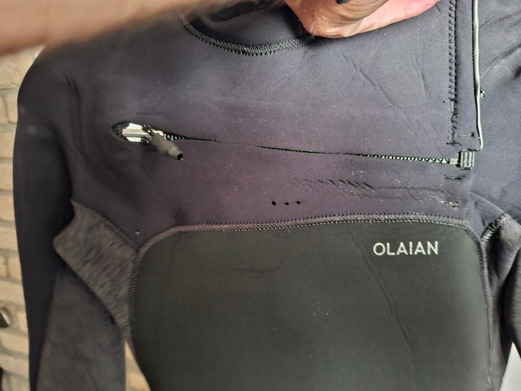 Surfpak 2 stuks maat large 3/4 mm en 5/4 mm met cap, Ophalen, Gebruikt, Overige typen, Geen board