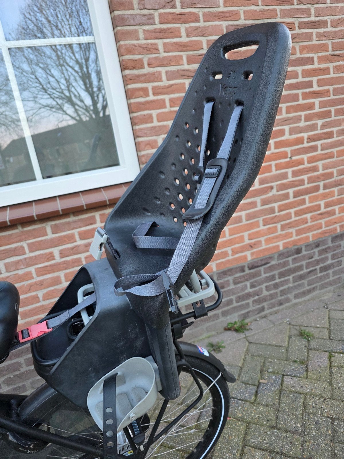 Yepp Achterzitje voor Kinderen - Zwart, Achterzitje, Yepp, 9 t/m 18 kg, Ophalen of Verzenden