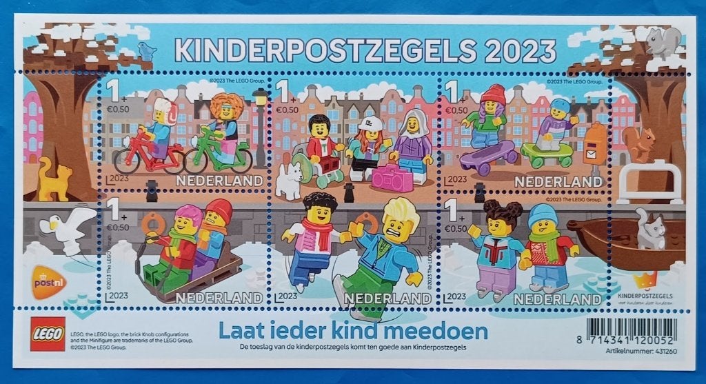 NVPH 4148 Kinderpostzegels 2023 (postzegelvel), Postzegels en Munten, Verzenden, Na 1940, Postfris