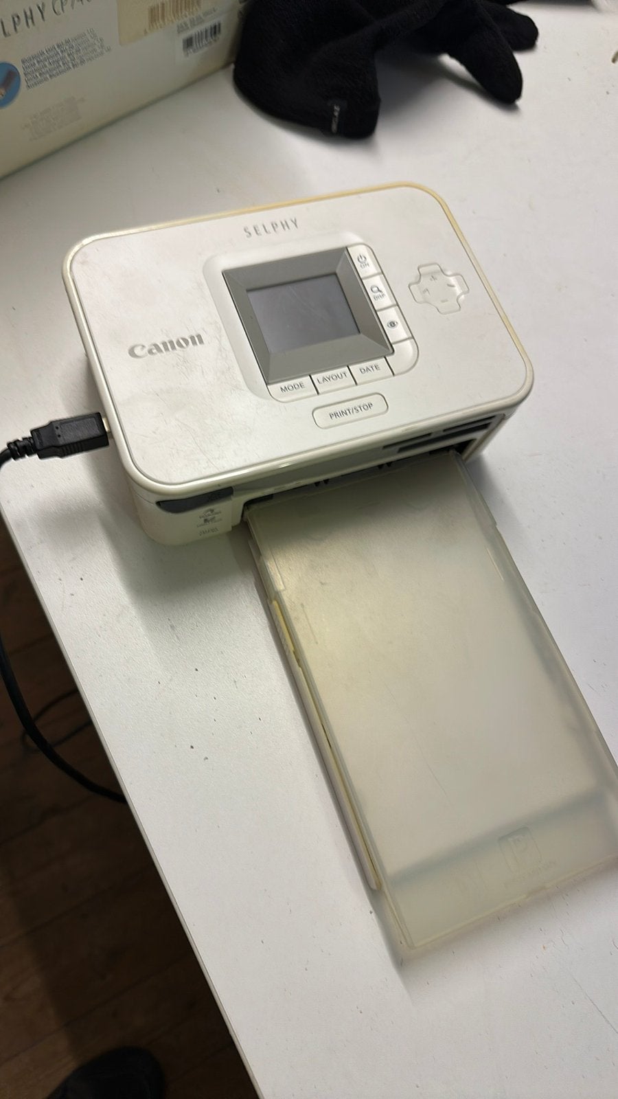Canon Selphy cp740 printer incl 250 afdrukken, Computers en Software, Ophalen of Verzenden, Zo goed als nieuw