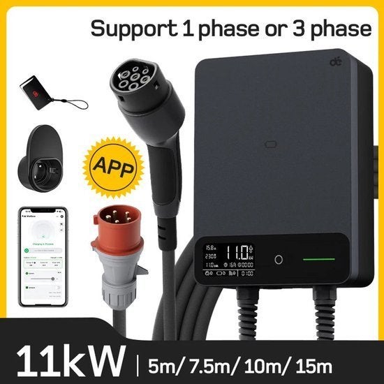 Wallbox 11kW – Laadstation – Elektrische Auto Oplader, Corvance B.V., Verzenden, Nieuw, Corvancebol@gmail.com