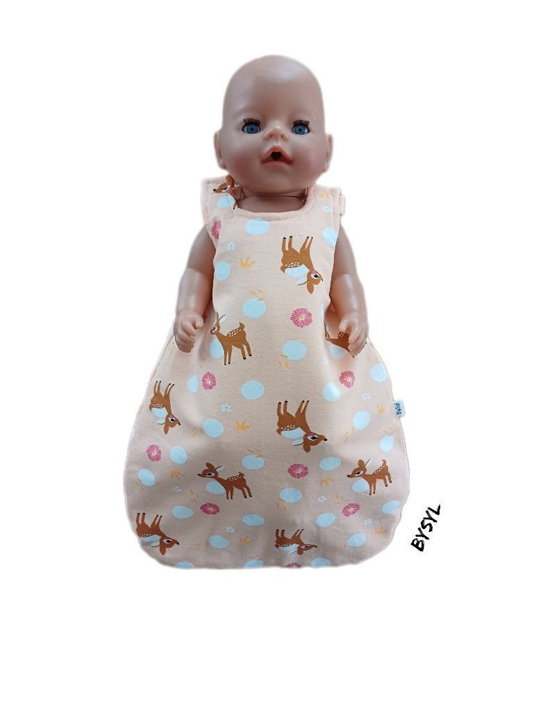 Slaapzak / trappelzak voor pop 43cm, Ophalen of Verzenden, Nieuw, Babypop