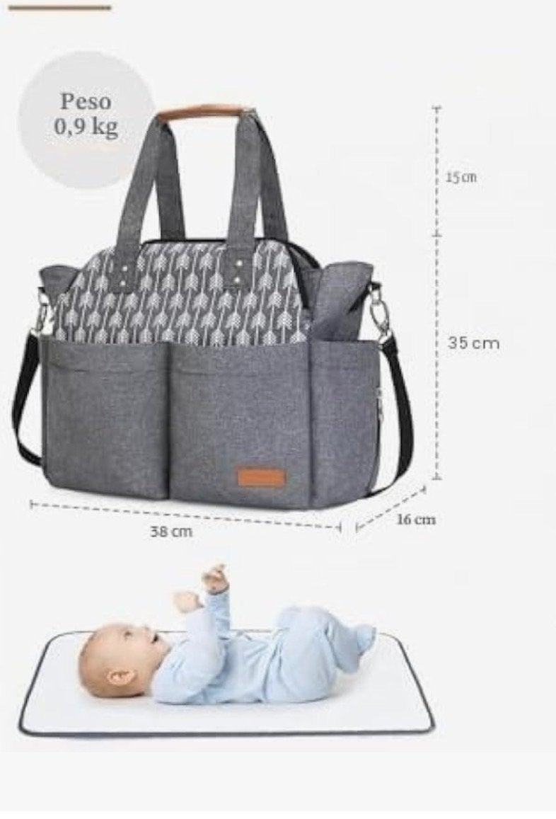 Leke Baby Mama luiertas - used but good condition, Kinderen en Baby's, Ophalen, Zo goed als nieuw, Schoudertas