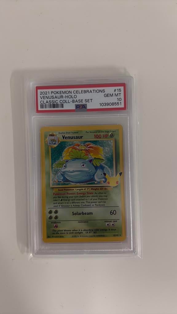 Venusaur celebrations PSA 10, Ophalen of Verzenden, Zo goed als nieuw