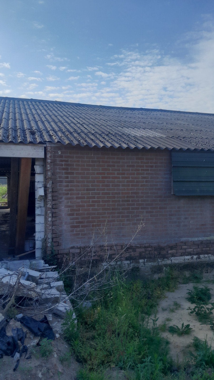 Gratis asbest vrije golfplaten, Ophalen, Zwart, 15 m² of meer, Golfplaat
