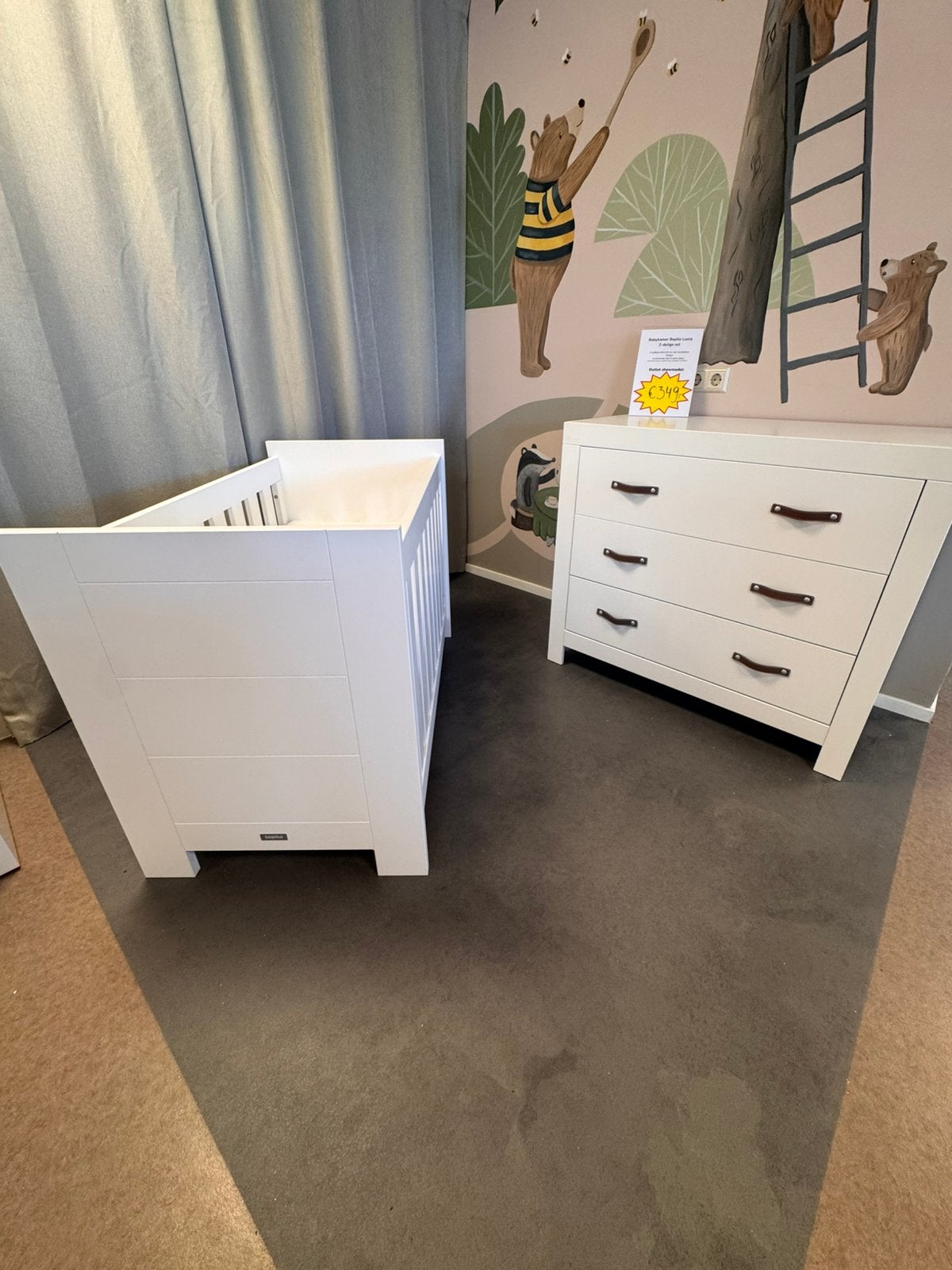 Bopita Lucca Babykamer 2-delig – Ledikant + Commode OUTLET, Kinderen en Baby's, Kinderkamer | Complete kinderkamers, Ophalen, Jongetje of Meisje