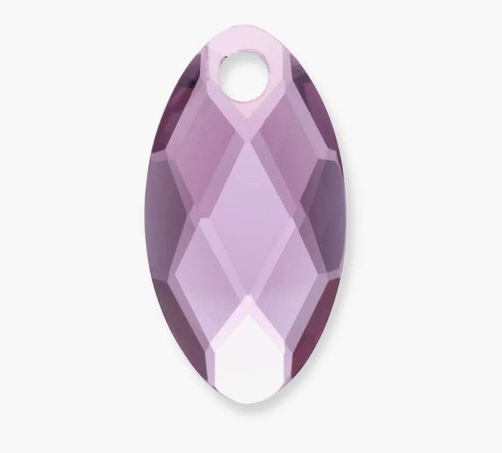 Sparkling Jewels Pendant Edelsteen Leaf Aubergine Quartz, Paars, Nieuw, Ophalen of Verzenden, Steen of Mineraal