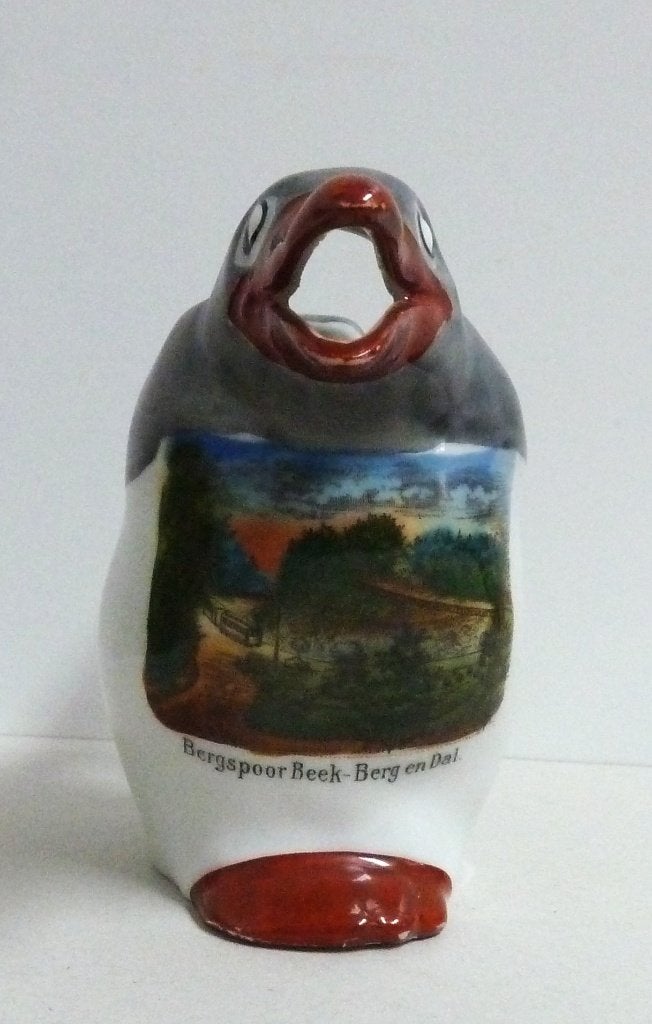 Souvenir Bergspoor Beek Berg en Dal melkkannetje Pinguïn, Ophalen of Verzenden