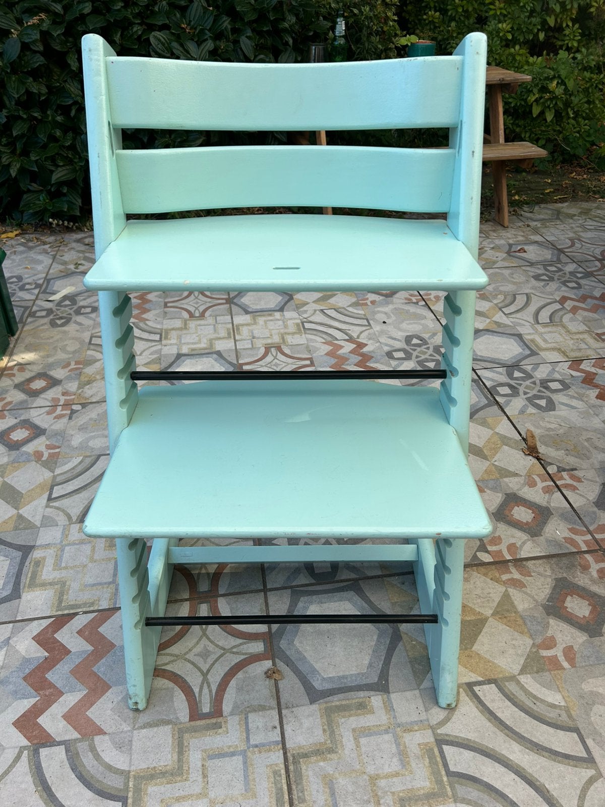 Oude Stokke Tripp Trapp meegroeistoel – mintgroen, Ophalen, Gebruikt, Stoel(en)