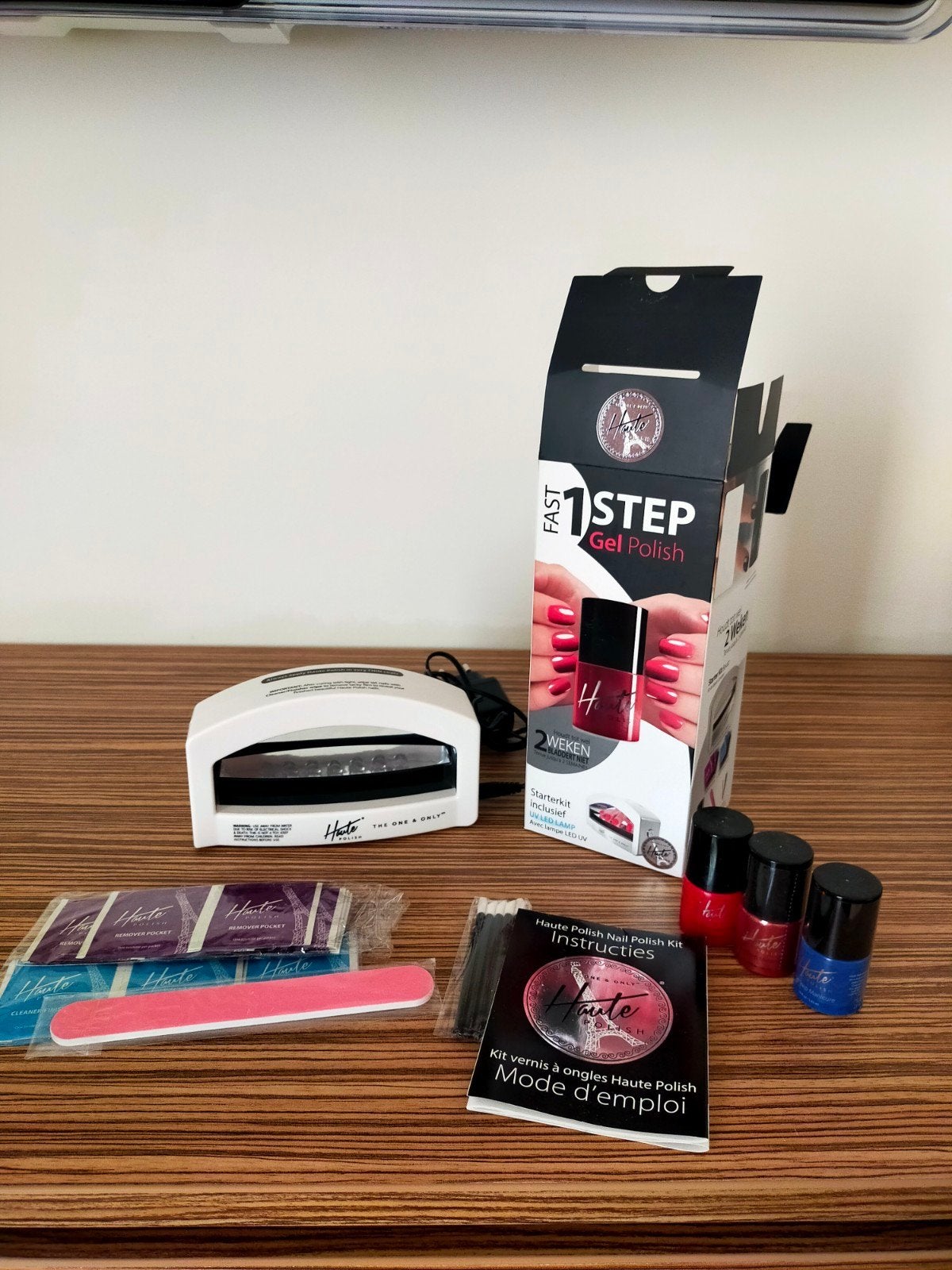 Haute 1-Step Gel Polish Starterkit met UV/LED Lamp, Ophalen of Verzenden