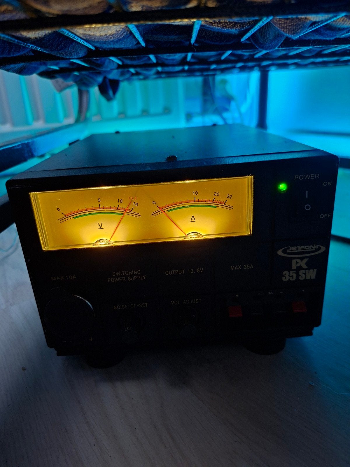 Hiroyasu IC-980Pro Max en 35A voeding, Telecommunicatie, Zenders en Ontvangers, Ophalen, Zo goed als nieuw, Zender en Ontvanger