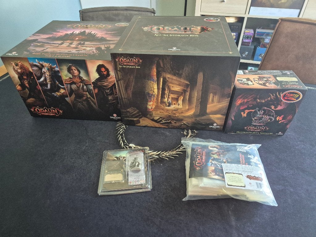 Odalin: Dungeons of Doom All-In Sundrop (Painted big minis), Een of twee spelers, Ophalen of Verzenden, Zo goed als nieuw, Dragori Games