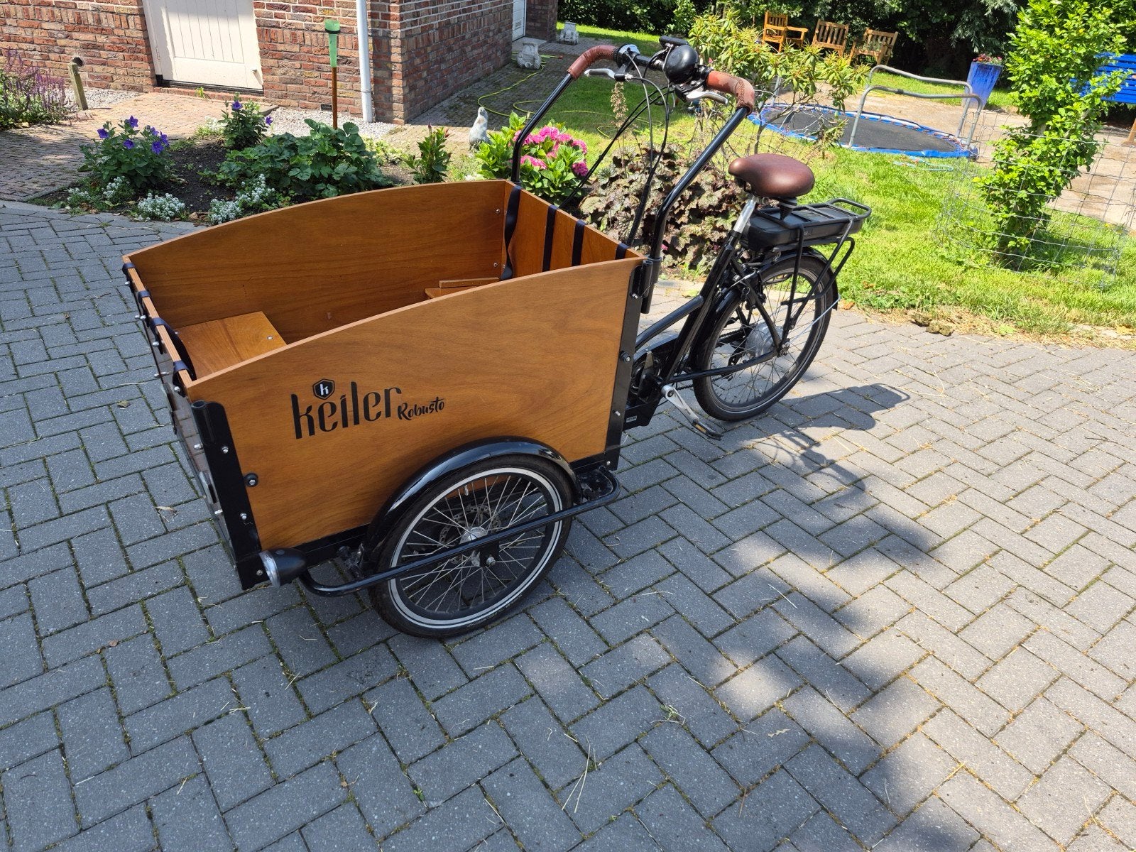 Te koop nette keiler elektrische bakfiets, Fietsen en Brommers, Ophalen, Gebruikt, 4 kinderen of meer