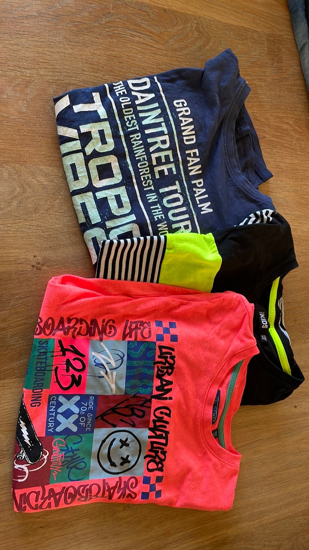 3 shirts maat 146 152, Ophalen, Gebruikt