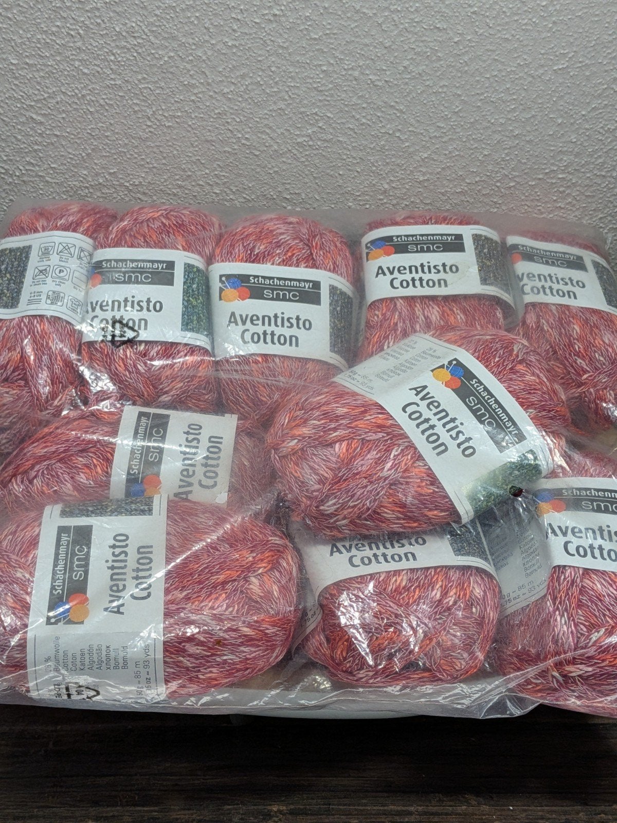 pak van 10 bollen Schachenmayr Aventisto Cotton katoen garen, Hobby en Vrije tijd, Ophalen of Verzenden, Nieuw, Breien of Haken