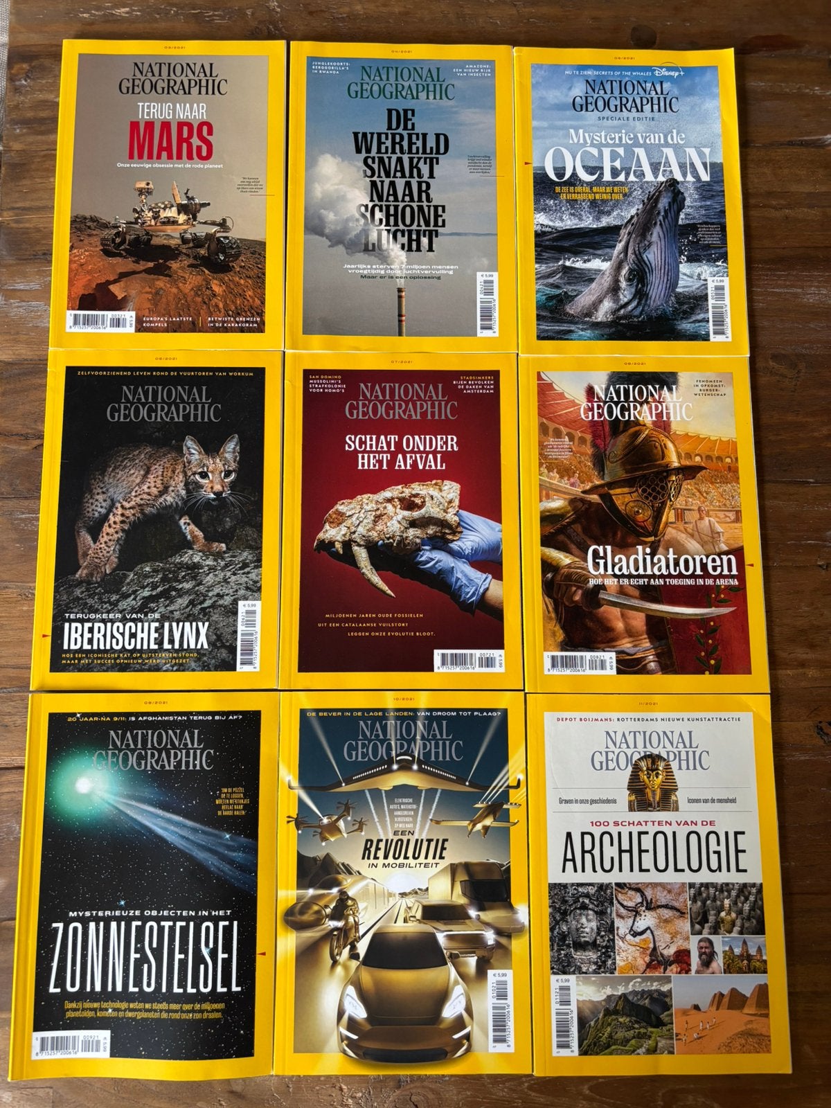 National Geographic Tijdschriften - Diverse Uitgaven, Boeken, Tijdschriften en Kranten, Ophalen of Verzenden, Gelezen, Wetenschap en Natuur