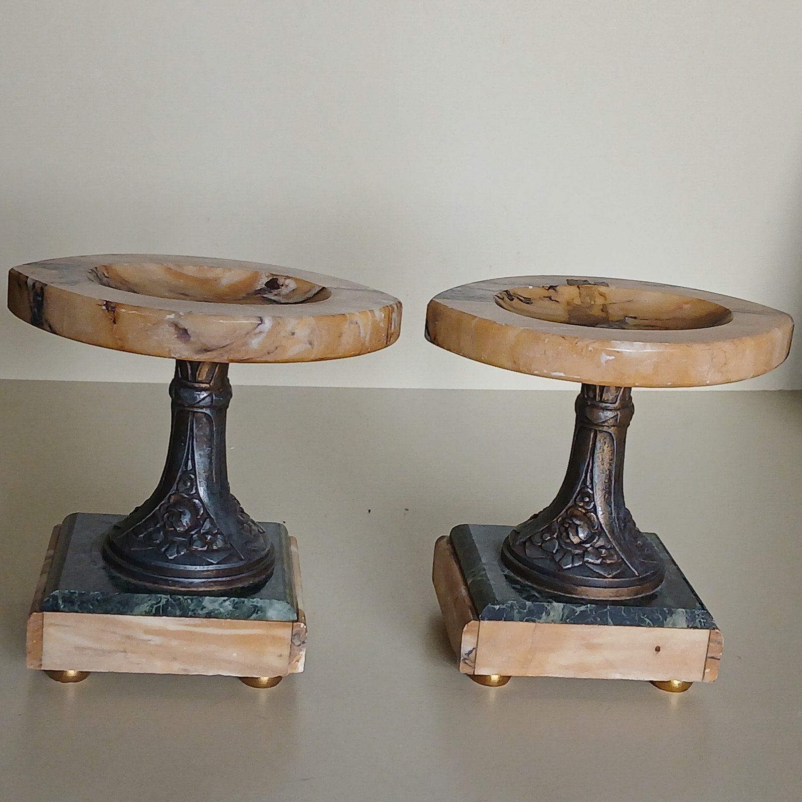 Stel Art Deco cassolettes. Consoles, Antiek en Kunst, Ophalen of Verzenden