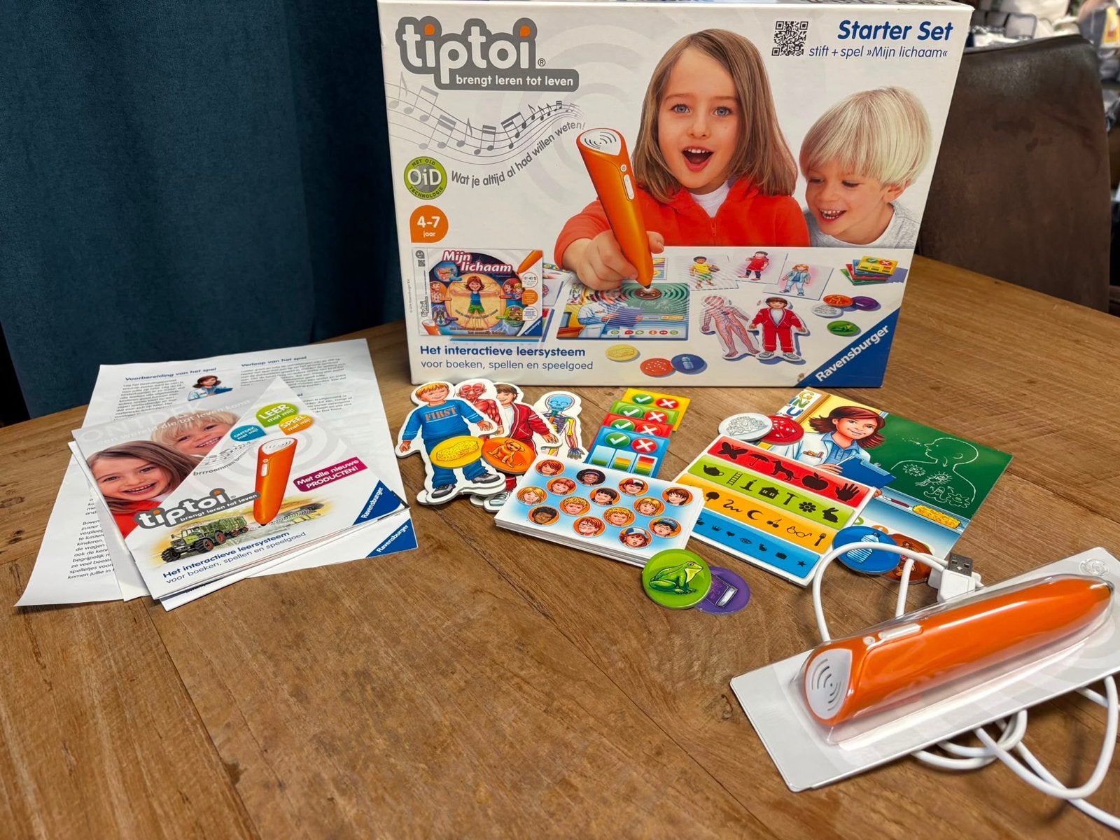 Tiptoi Starter Set, Mijn Lichaam, Engels Detective, Kinderen en Baby's, Speelgoed | Educatief en Creatief, Ophalen of Verzenden